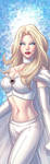 Emma Frost Panel Art by RichBernatovech