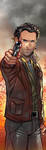 Rick Grimes Panel Art 2 by RichBernatovech