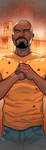 Luke Cage Panel Art by RichBernatovech