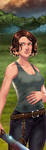Maggie Greene Panel Art by RichBernatovech
