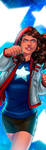 America Chavez Panel Art by RichBernatovech