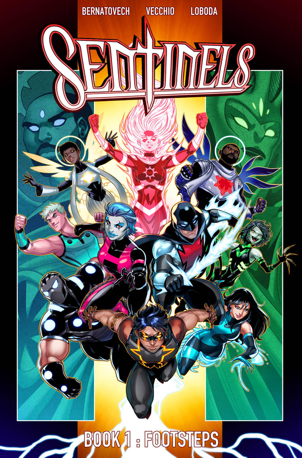 Sentinels Book 1: Footstep - New Colorized Edition by RichBernatovech