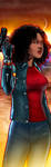Misty Knight Panel Art by RichBernatovech