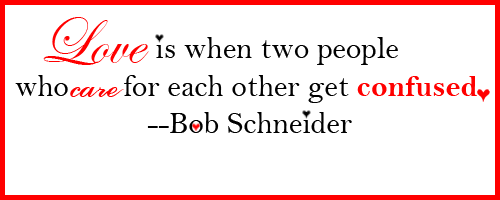 Quote: Bob Schneider - Love by xBloodRedRainx