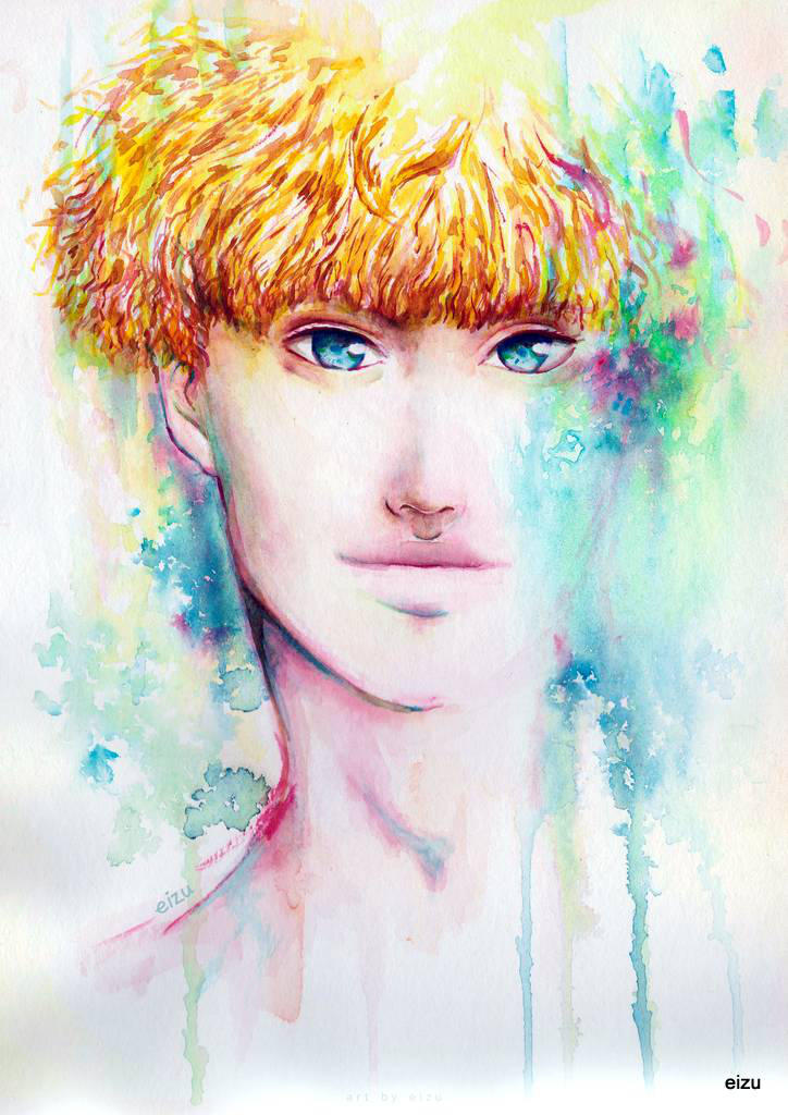 Remember - Original Watercolor Painting by eizu