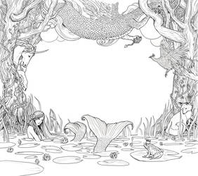 CD cover surround by bluefooted