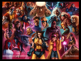 90's X-Men Animated by pinkhavok