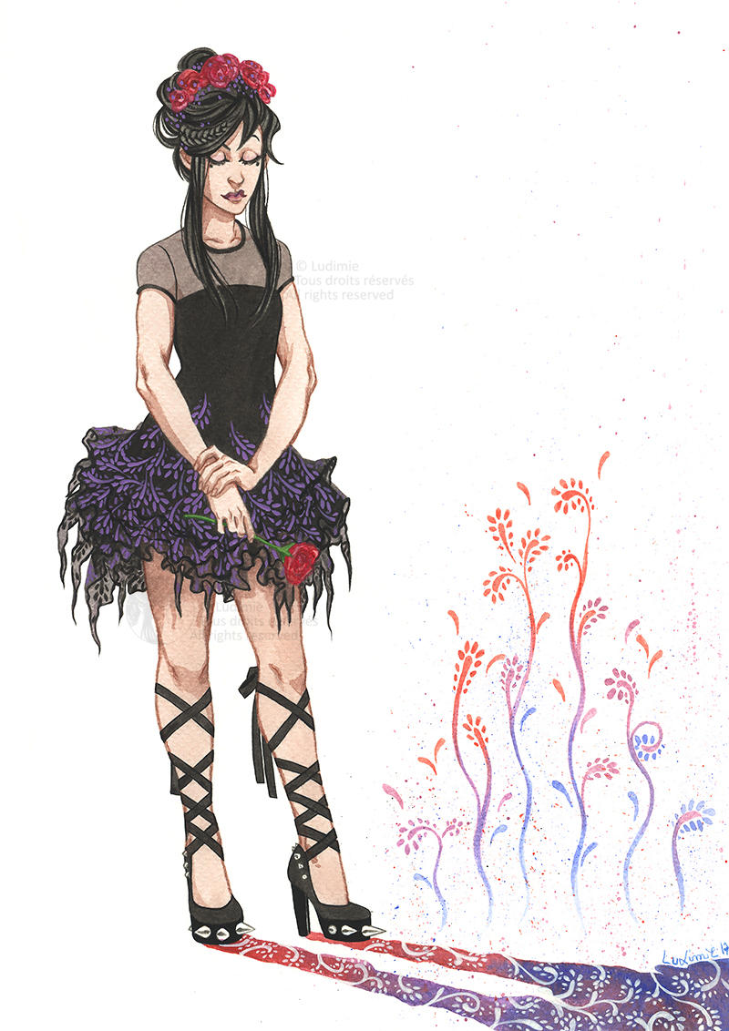Little black dress by Ludimie