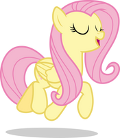 Fluttershy Vector - 24 by CyanLightning on DeviantArt