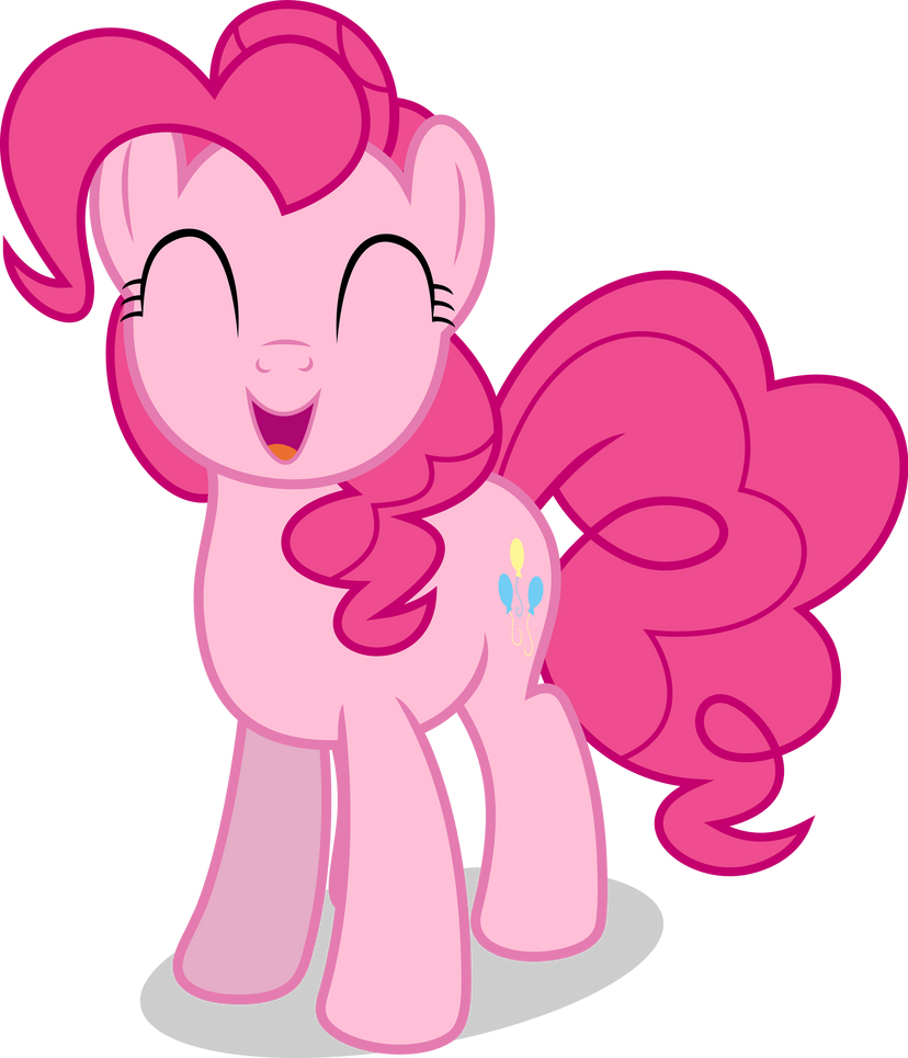 Mlp Fim Pinkie Pie (happy) vector by luckreza8