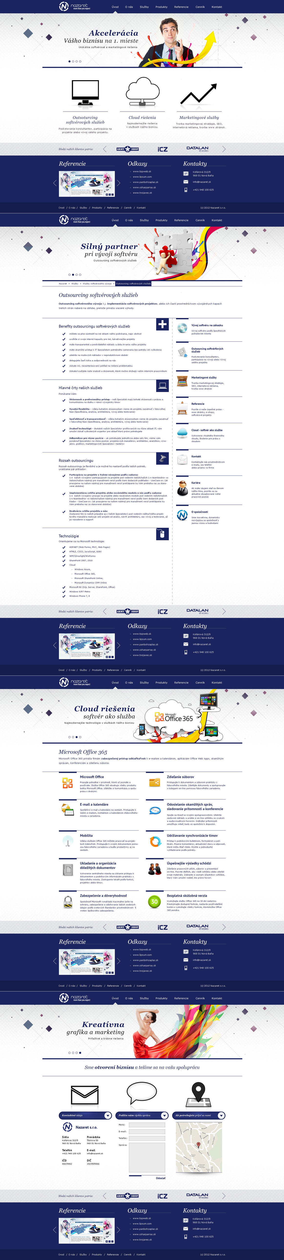 nazaret.sk webdesign by Silence-sk