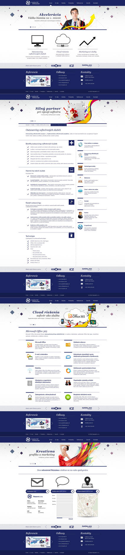 nazaret.sk webdesign by Silence-sk