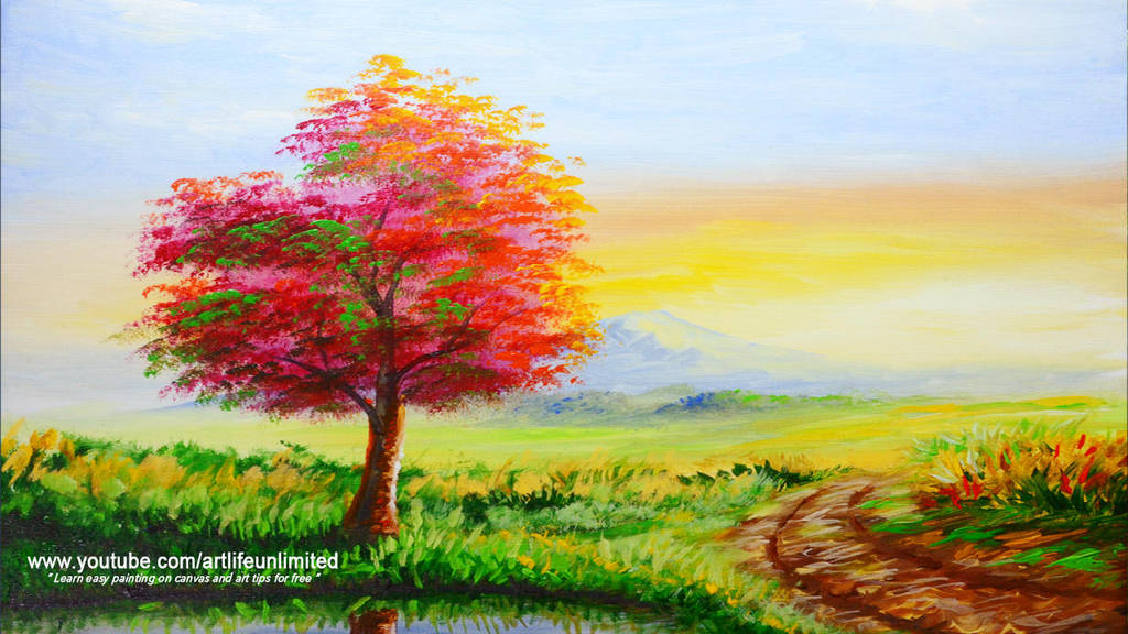 Autumn Tree during Sunrise by beejay-artlife12