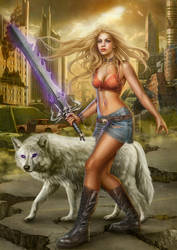 The Wolf's Sword by dark-spider