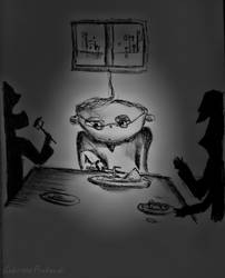 My drawings: fear/solitude by GabrielePintaudi