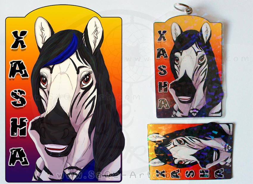 Commissions: Xasha - badge by SaQe