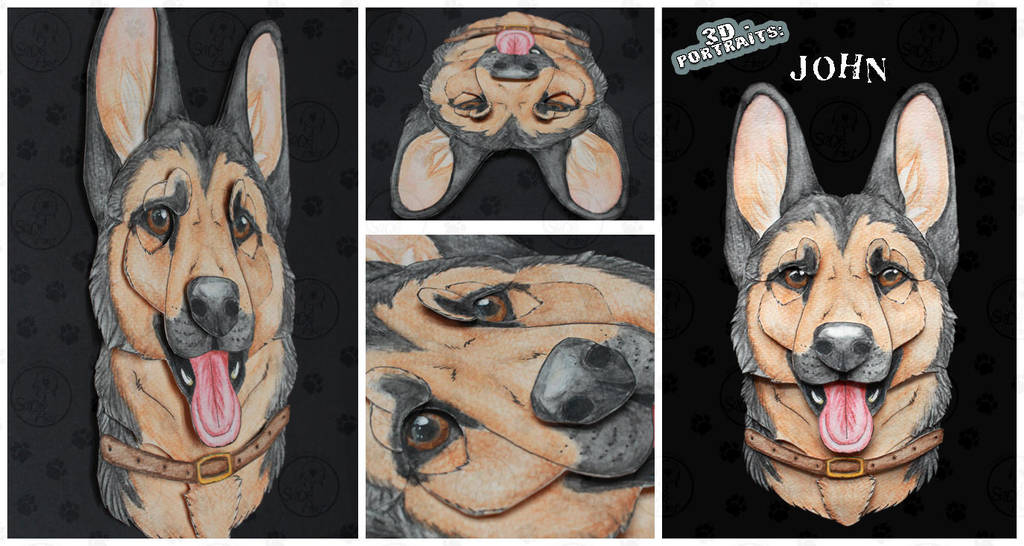 3D - Portraits: John by SaQe