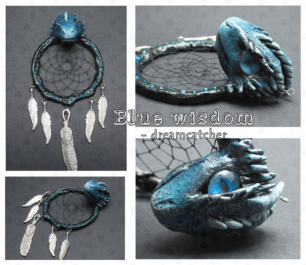 Blue Wisdom - dream catcher by SaQe