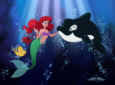 Ariel and Spot by FreeWingsS