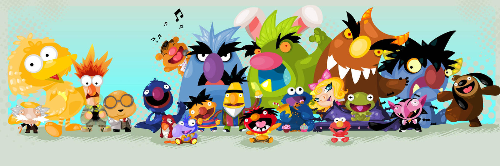 Muppets by vancamelot