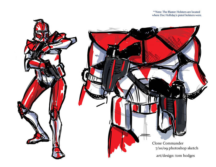 Clone Commander Ganch Concept by Hodges-Art