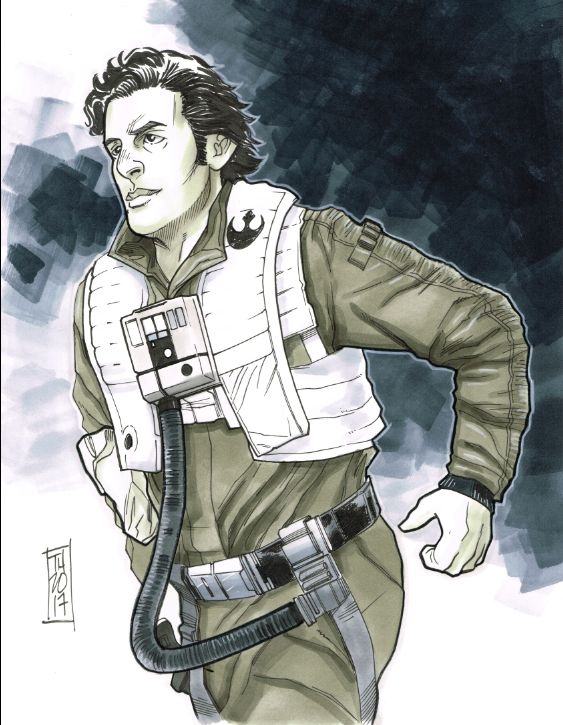 Poe Dameron by Hodges-Art