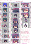 :My step to color Hair with Sai: by PrinceOfRedroses