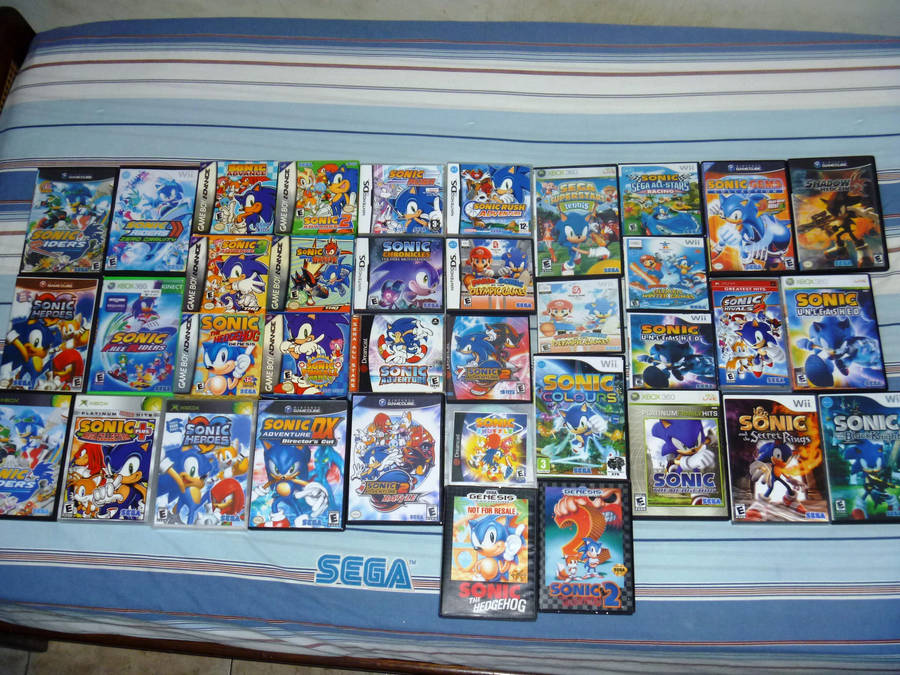 Large Collection of Sonic Game by DISMOTRON