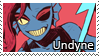 Undertale- Undyne Stamp by mysources