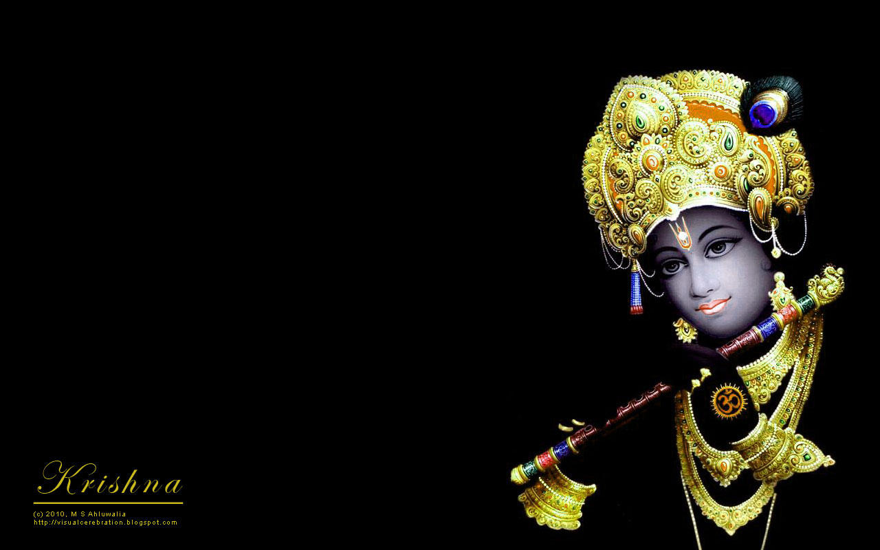 Wallpaper: Krishna by msahluwalia