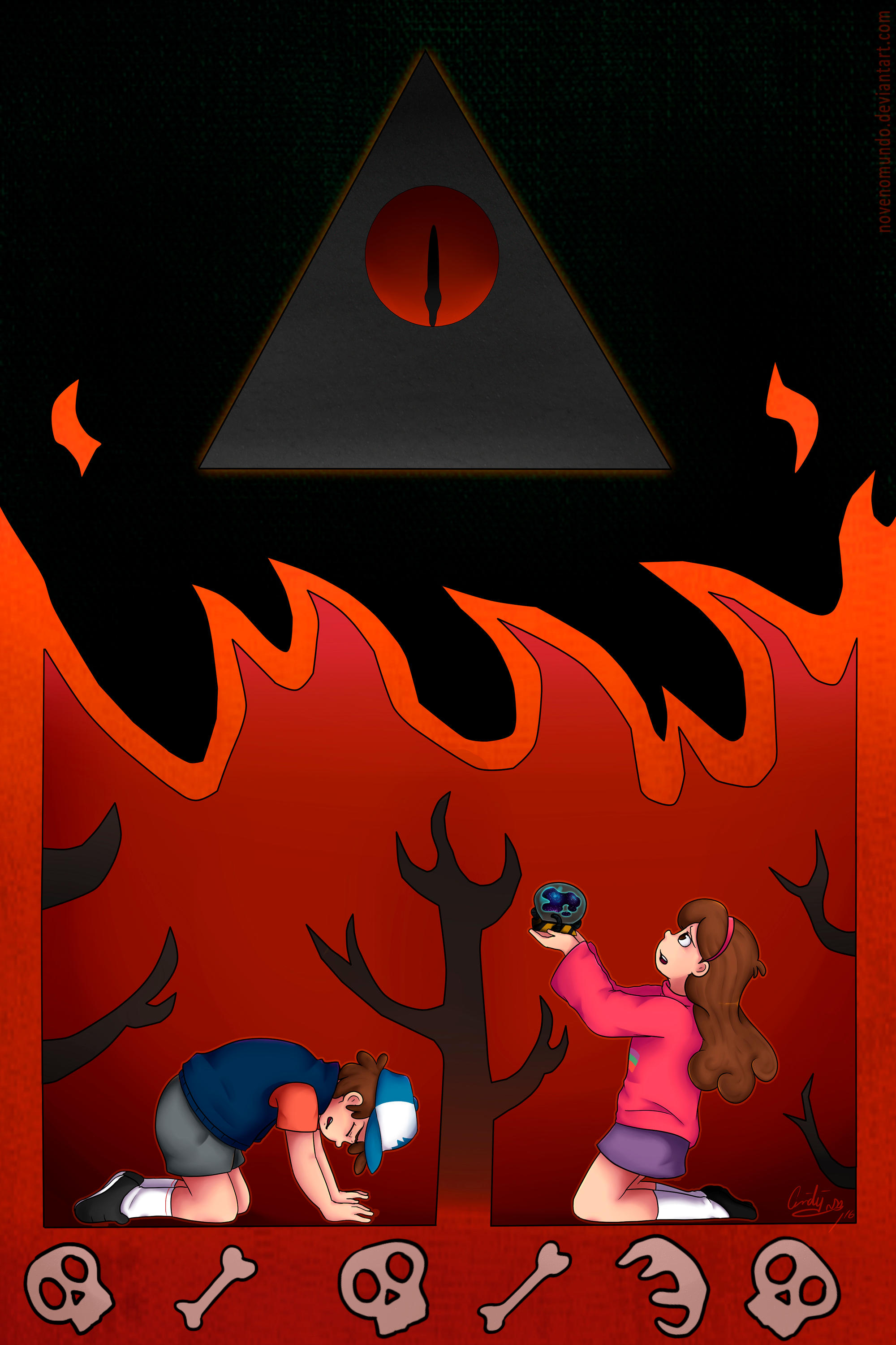 Bill the Triangle Guy on BillCipherFC DeviantArt