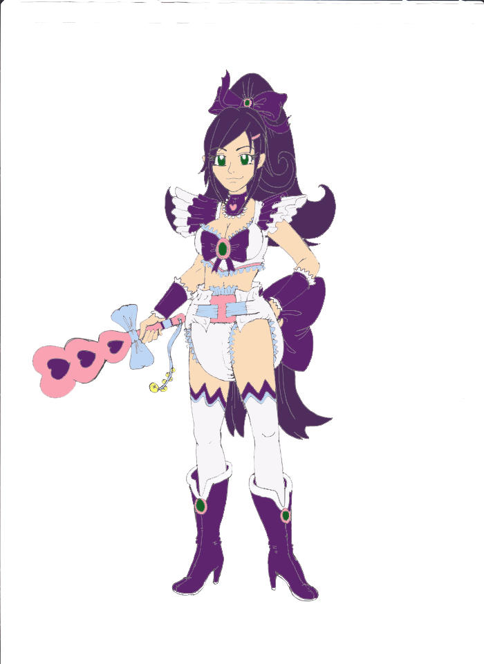 Purple Poppet colored by megabluex Purple Poppet colored by megabluex