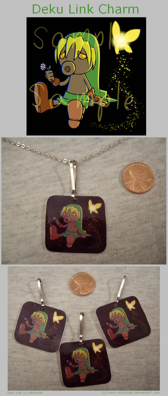 Deku Link Charm by VickyViolet