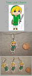 Toon Link Charm by VickyViolet