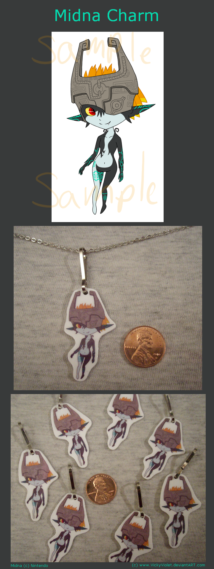 Midna Charm by VickyViolet
