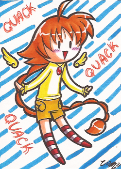 Art Card 06 - Duck by VickyViolet