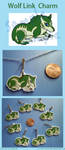 Wolf Link Charm by VickyViolet