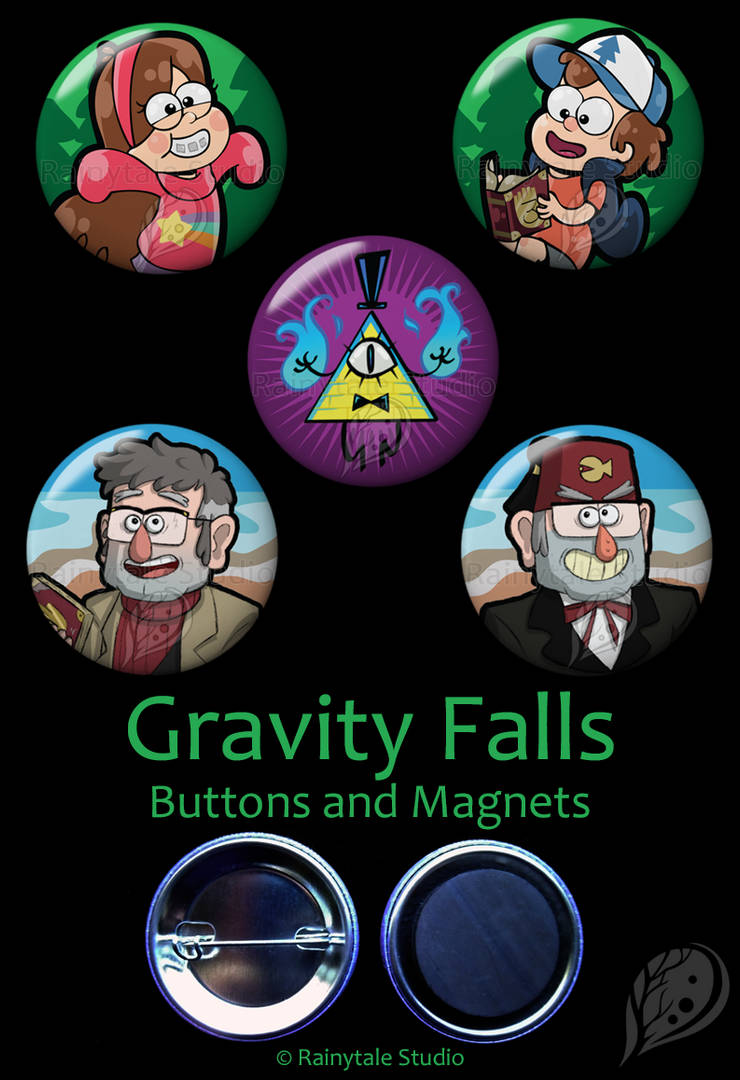 Gravity Falls Set by VickyViolet