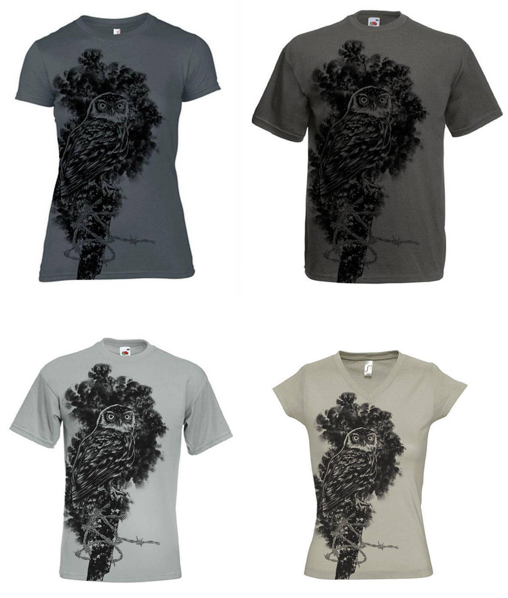 The Owl T-shirt by Johannahoj