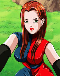 Bella cosplay de androide 21 by dicasty1