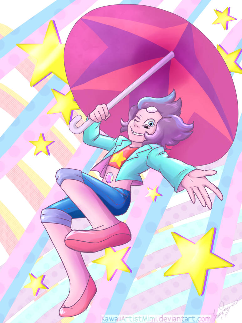 I rarely get the itch to draw fan art, but when I do it ends up being Steven Universe related, apparently. I saw them/him, and I was in love. I had to draw art of Rainbow 2.0 and I'd totally draw m...