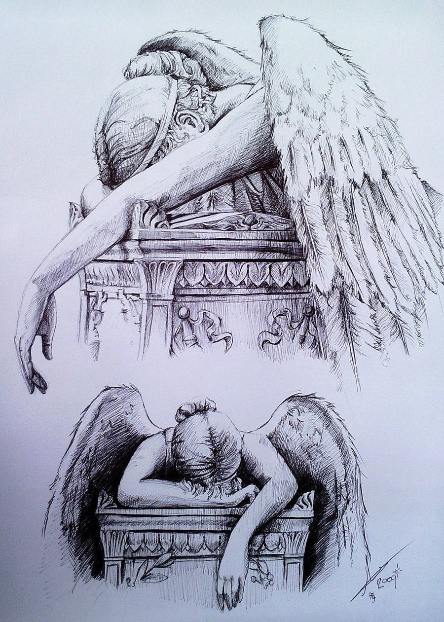 Angel Of Grief. by phantomphreaq