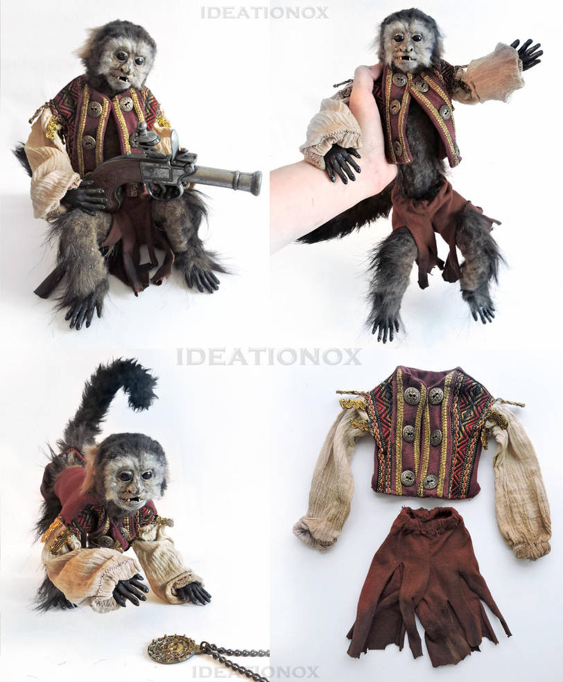 Jack the Monkey Pirates of the Caribbean Prop by Ideationox Jack the Monkey Pirates of the Caribbean Prop by Ideationox