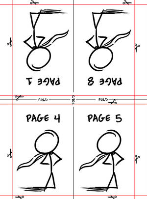 8 page Mini Comic Template page 1 by Gingco 8 page Mini Comic Template page 1 by Gingco