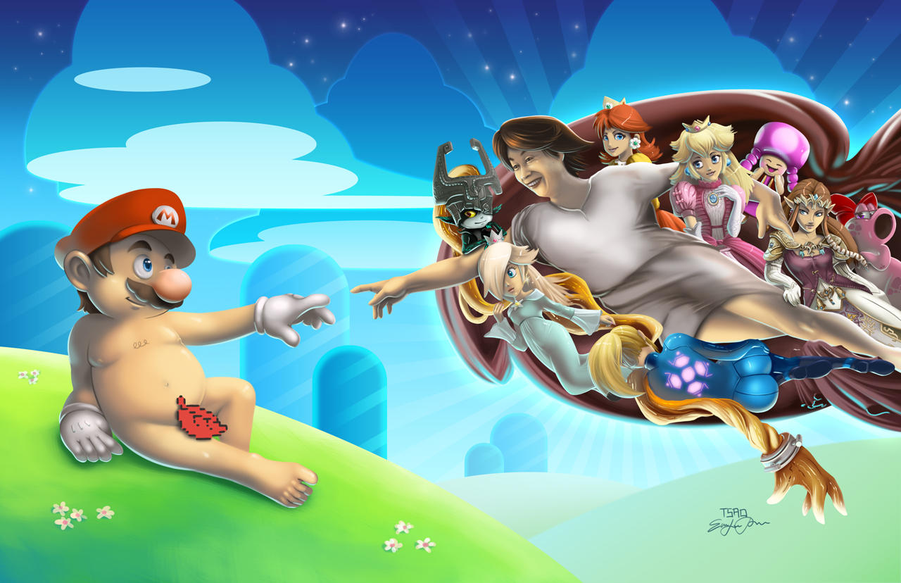 The Creation of Mario by TsaoShin