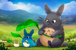 Totoro - Paint Along by TsaoShin