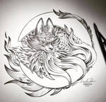 Inktober Day 1: Awoo by TsaoShin