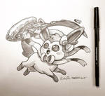 Inktober Day 22: Spirit Animal by TsaoShin