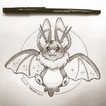 Inktober Day 26: Bat by TsaoShin
