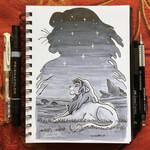 Inktober Day 8 - Star by TsaoShin